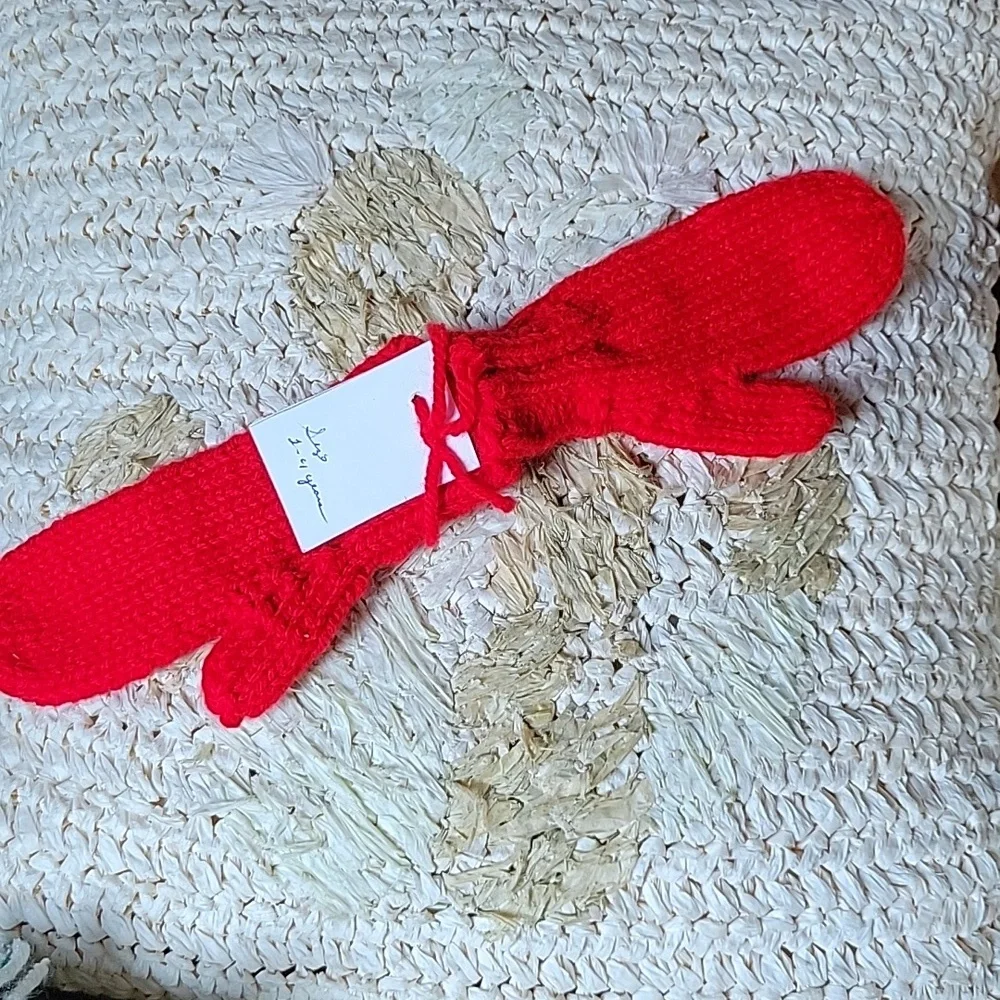 Handmade mittens, size 2-4 years